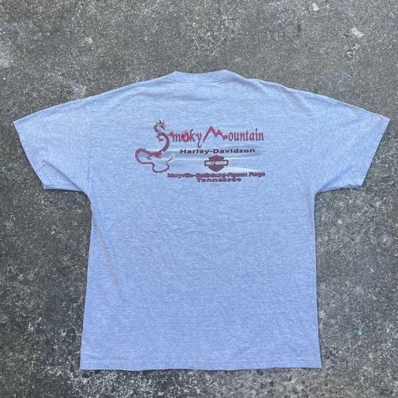 Y2K Harley-Davidson Pirate Treasure T-Shirt Men's XL - Picture 3 of 5